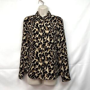 Scotch and Soda La Bande Maison Animal Print blouse size small NWOT